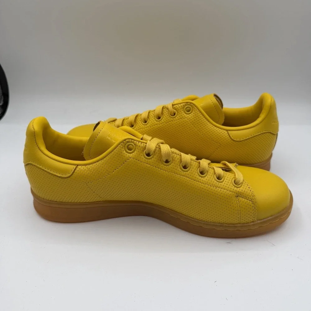 Adidas Stan Smith Adicolor Shoes Mens Sz 9 Yellow Sneakers Originals S80247